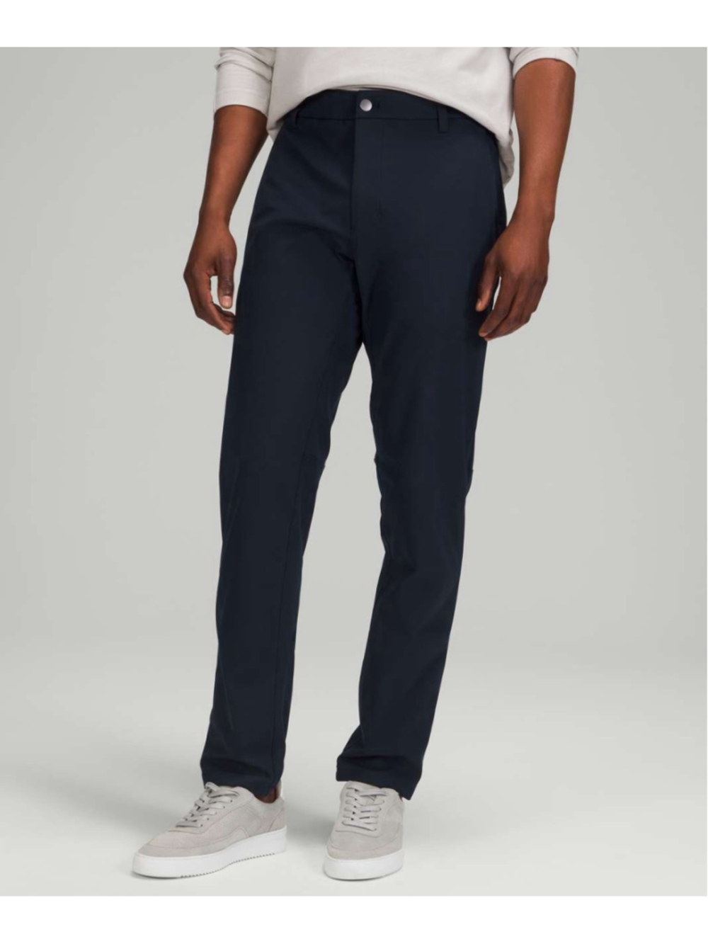 Lululemon Commission Pants Mens 36x32 True Navy Warpstreme Classic Fit
